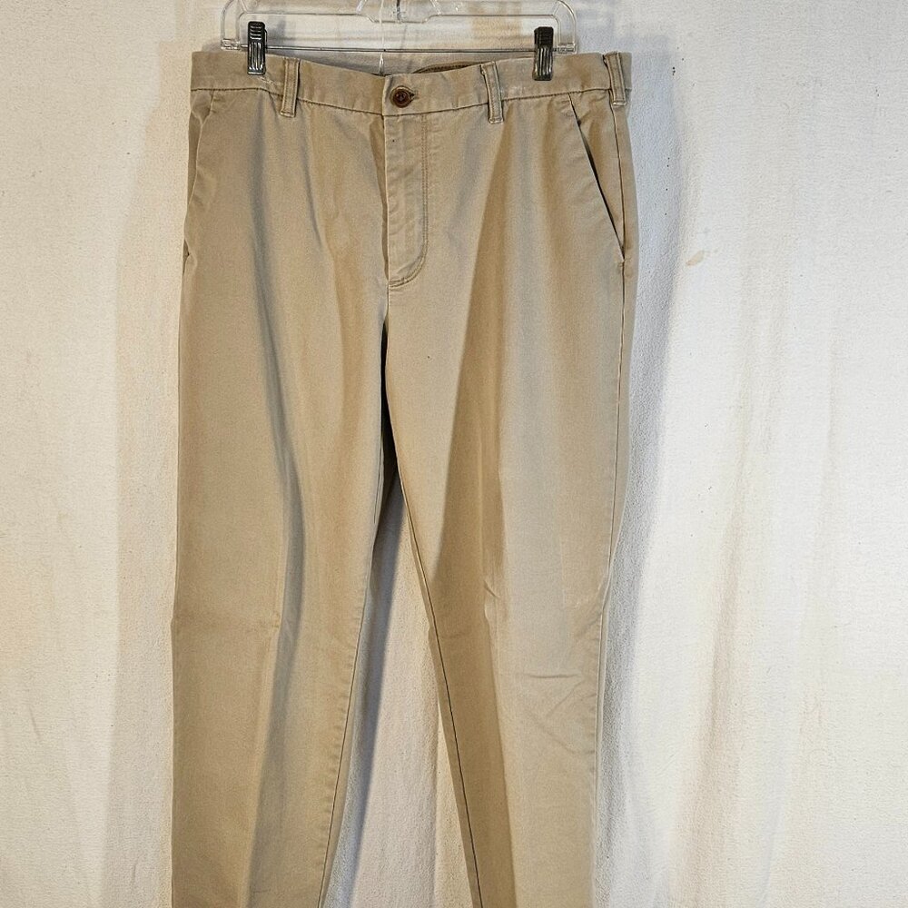 Saddlebred Khaki Casual Dress Slacks Size 38 x 29 -- ITEM #2291
